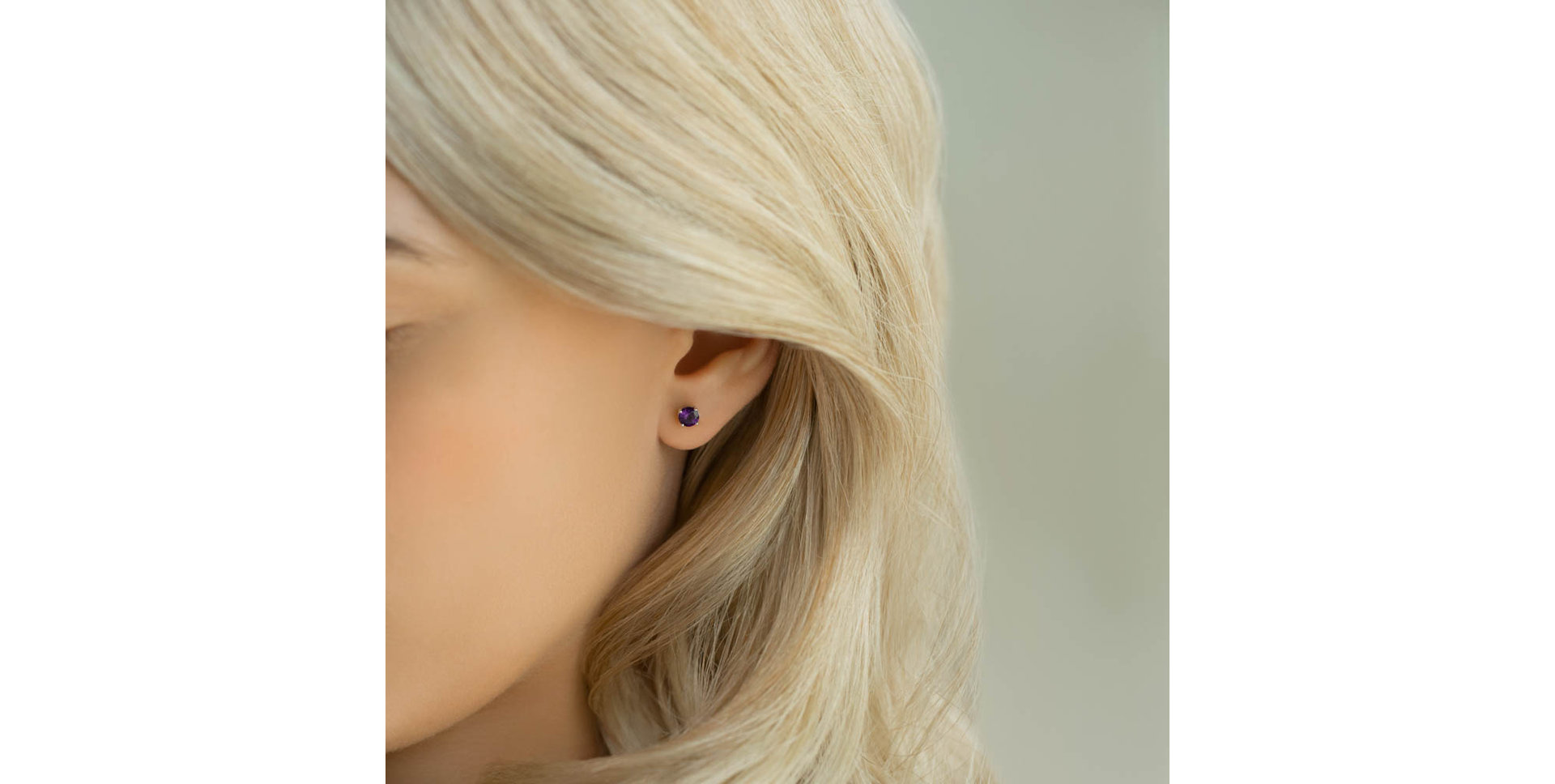 Náušnice s rhodolitom Orbs