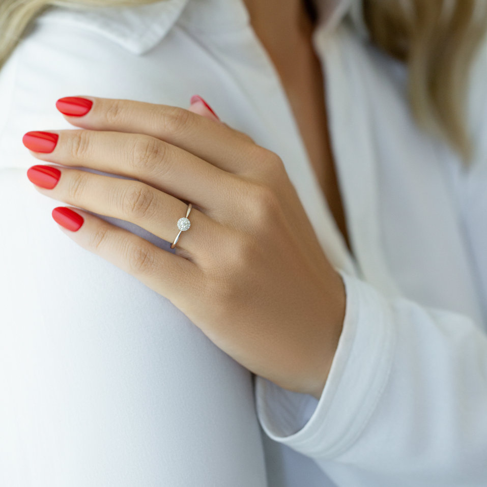 Prsteň s diamantmi Sinestra