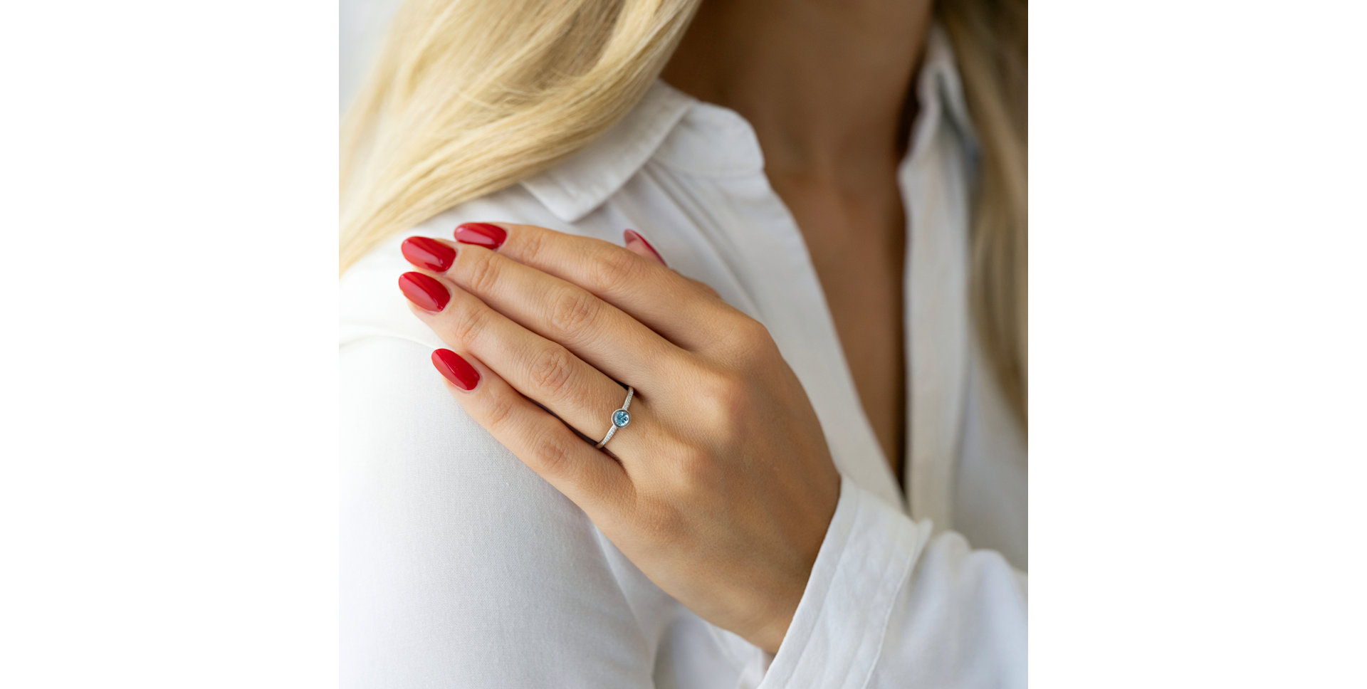 Prsteň s diamantmi a ametystom Regal Elegance