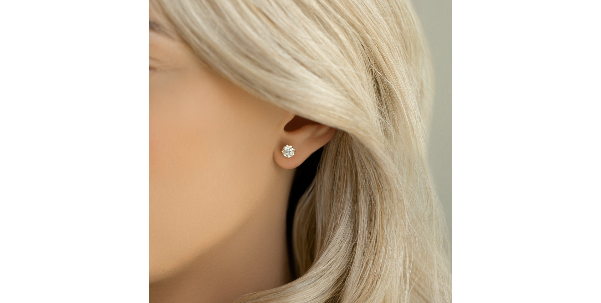 Náušnice s diamantom Gleam