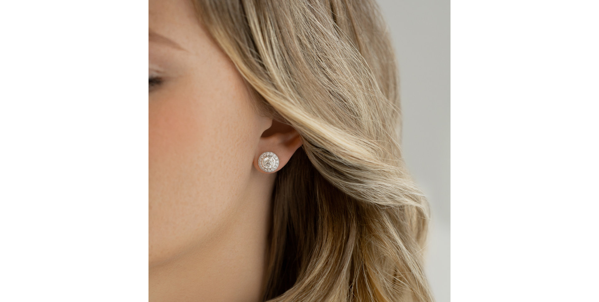 Náušnice s diamantmi Snowy Claire