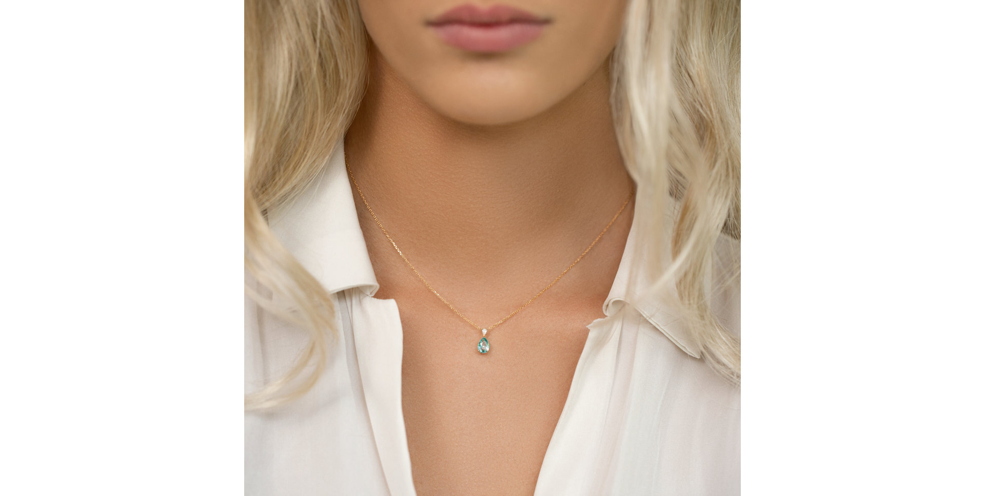 Náhrdelník s diamantom a ametystom Whispers of Avalon