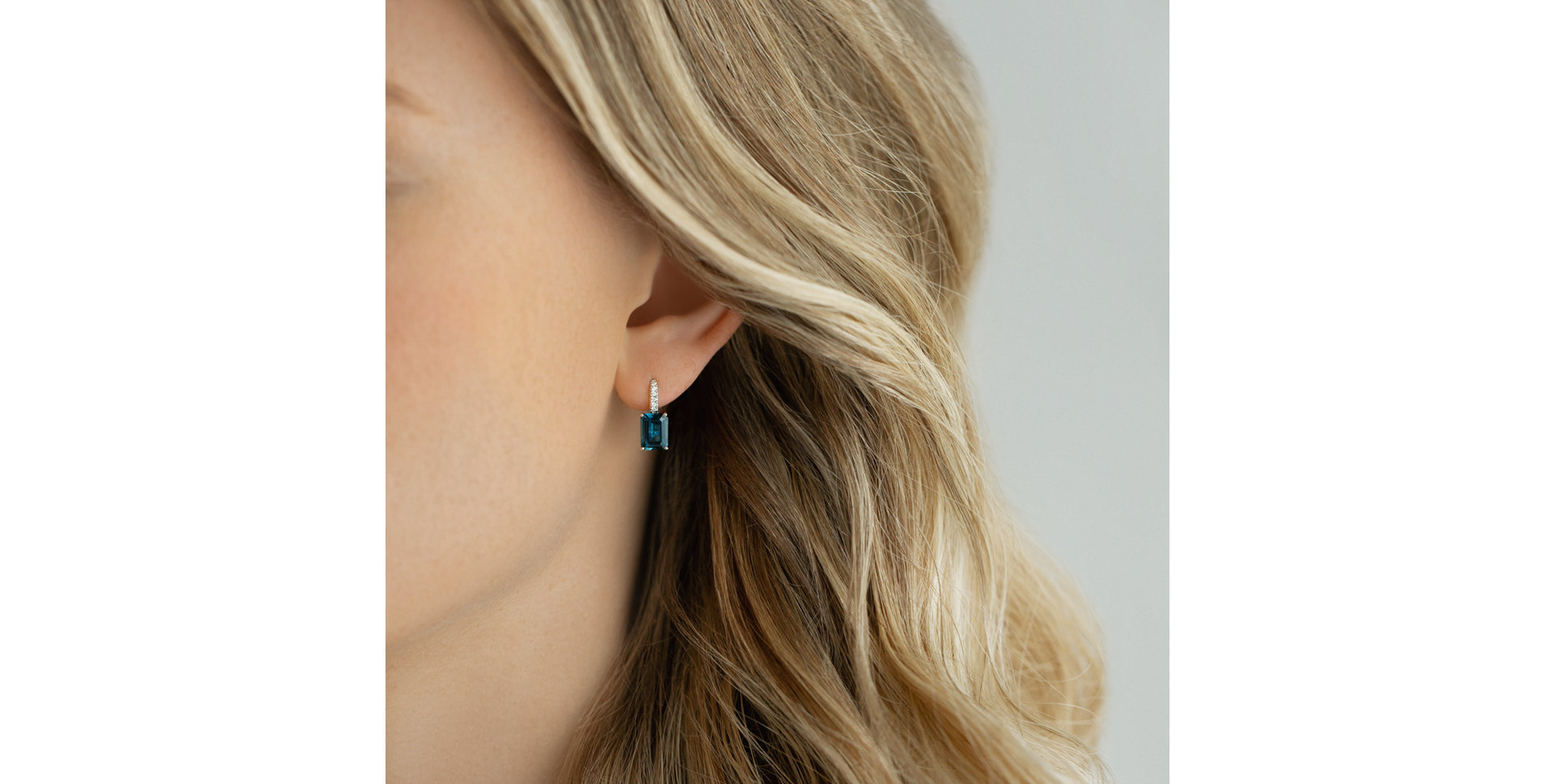 Náušnice s diamantmi a turmalínom Carlotta