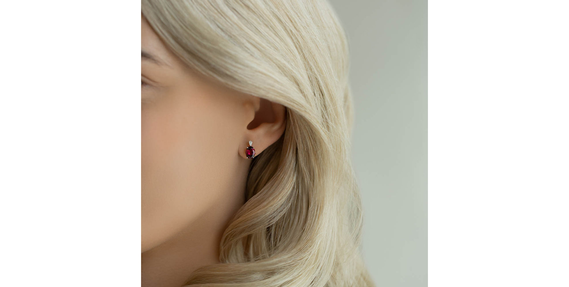 Náušnice s diamantom a citrínom Royal Aura