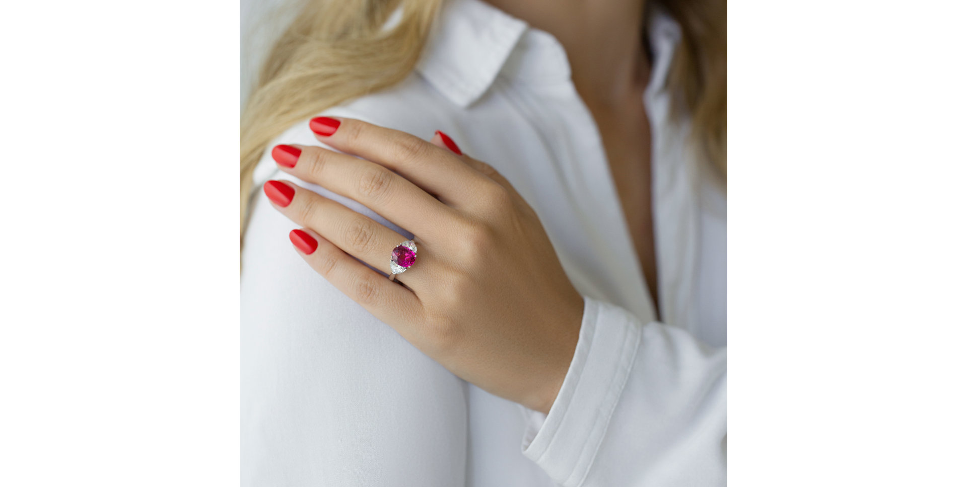 Prsteň s diamantmi a turmalínom Dynasty Gem