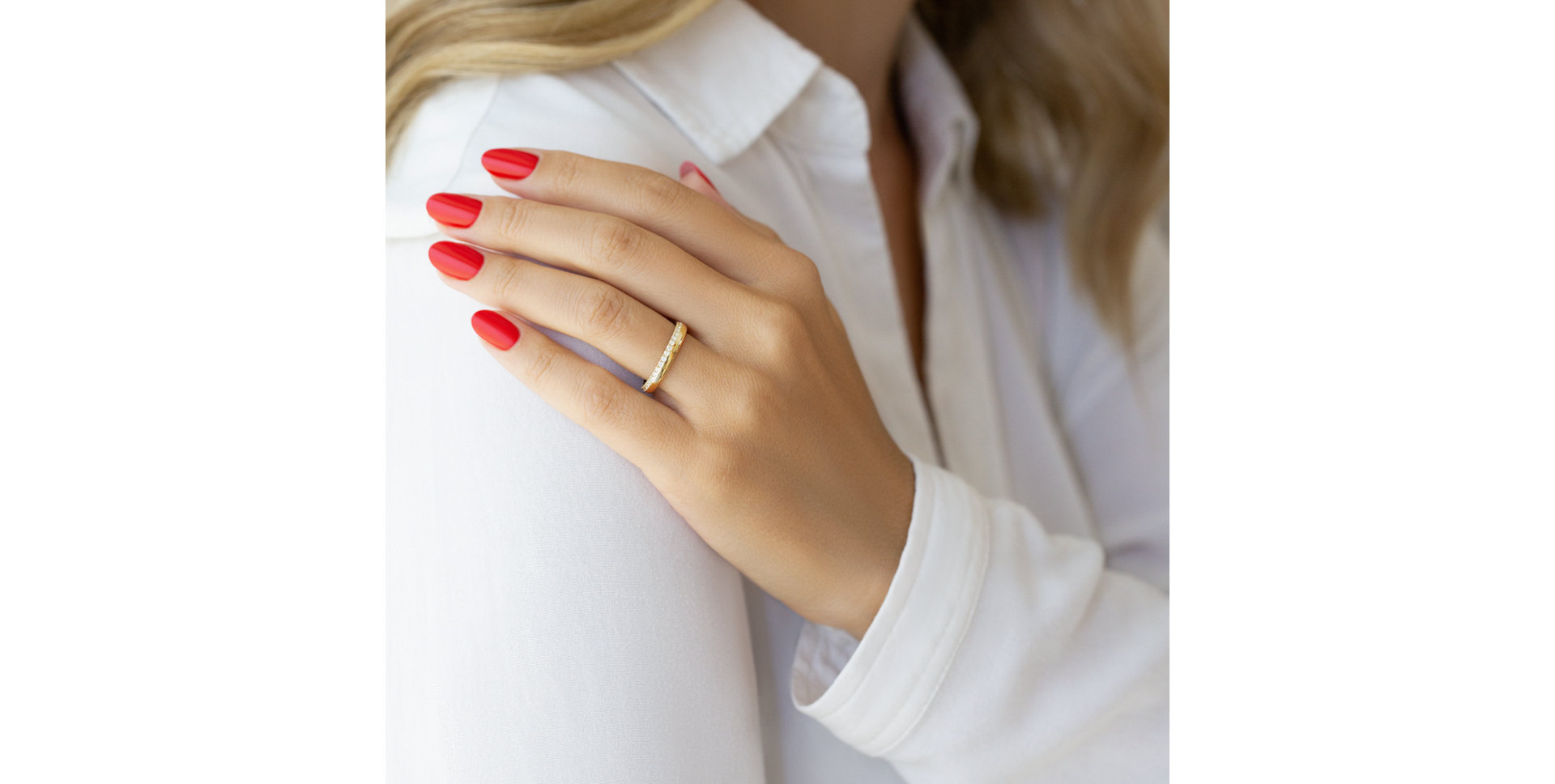 Prsteň s diamantmi Unique Love