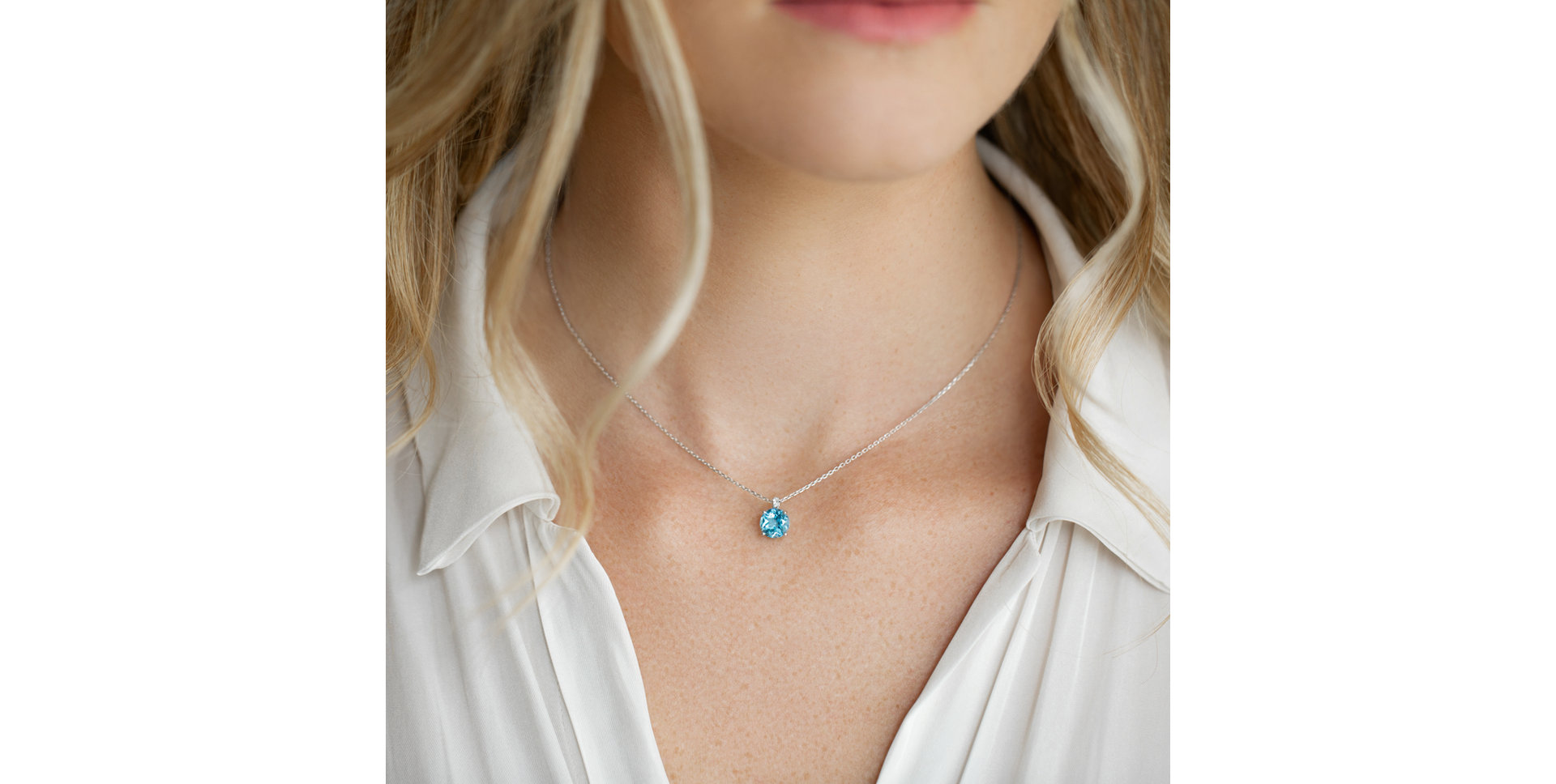 Náhrdelník s diamantmi a ametystom Bethy