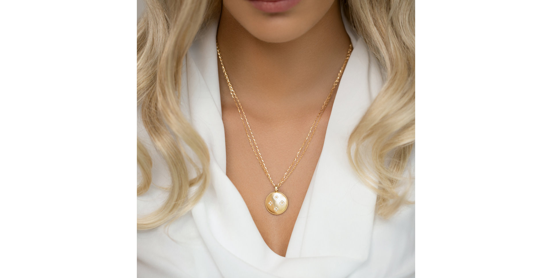 Náhrdelník s diamantmi Aveline