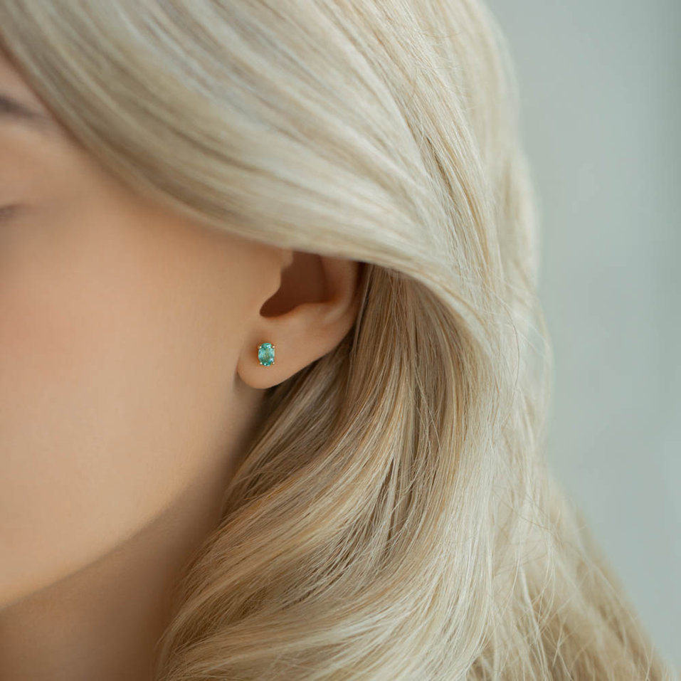 Náušnice s apatitom Mystic Abyss