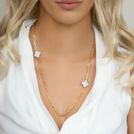 Náhrdelník s diamantmi Calistelle