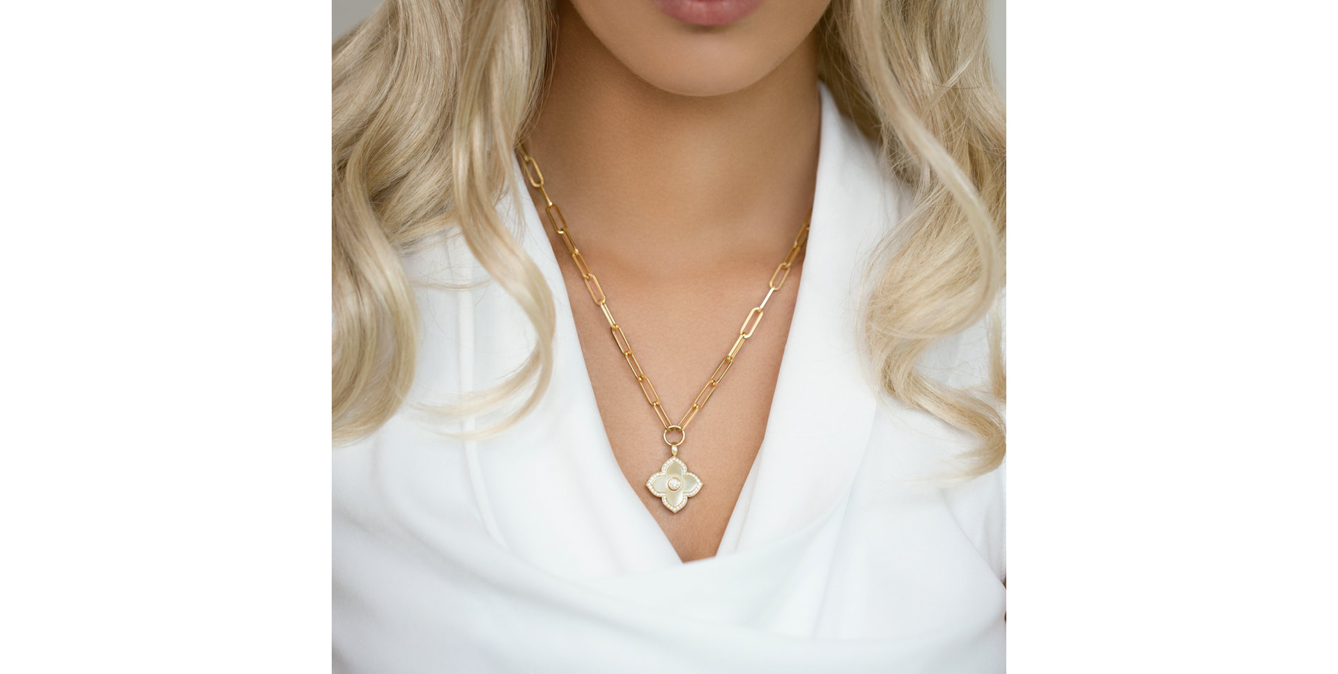 Náhrdelník s diamantmi Lucky Star