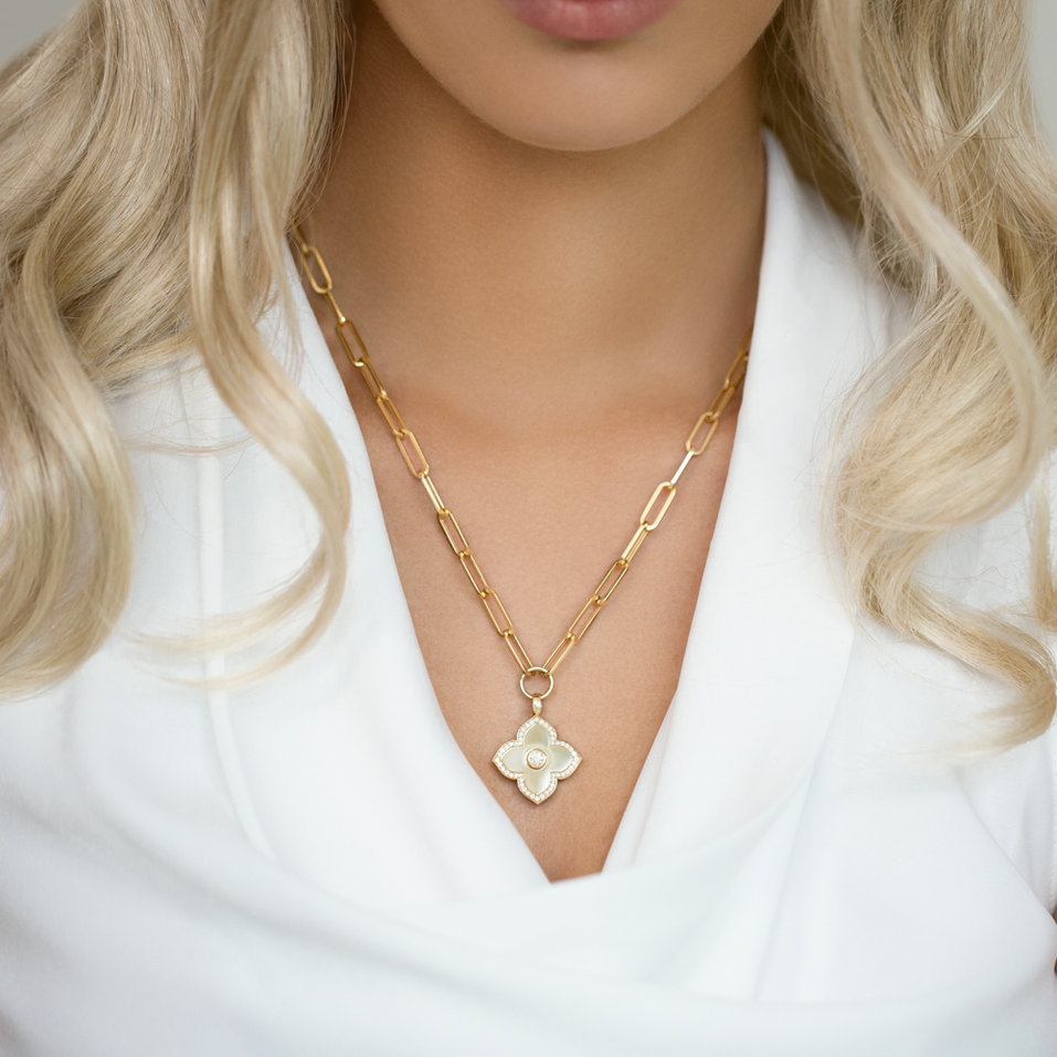 Náhrdelník s diamantmi Lucky Star