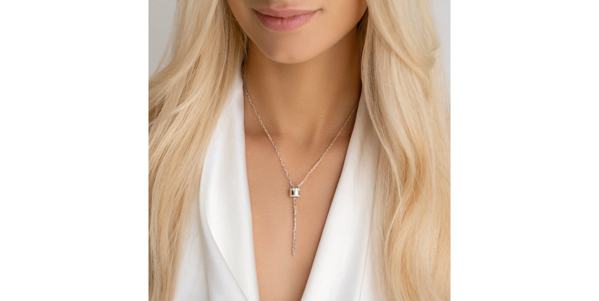 Náhrdelník s diamantmi Ebba