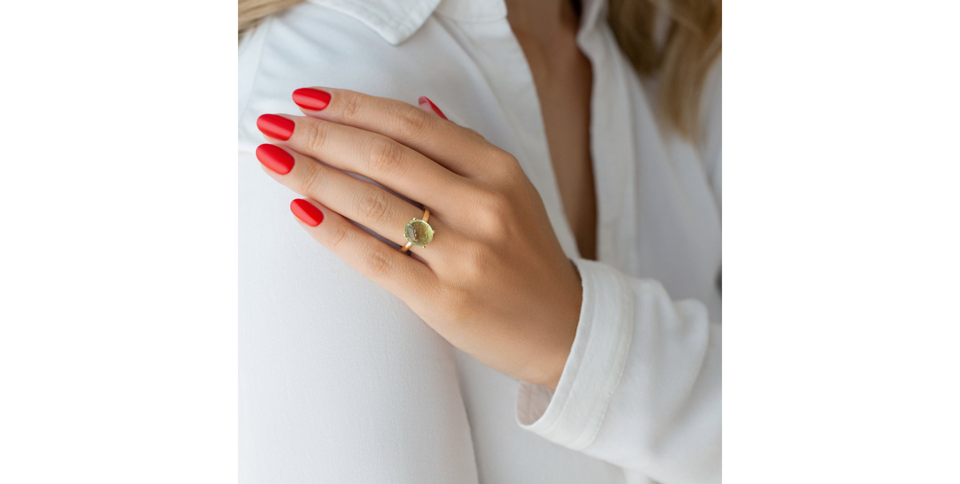 Prsteň s turmalínom Alluring Light