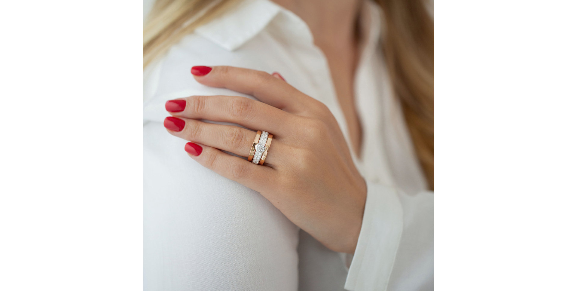 Prsteň s diamantmi Goddess Touch