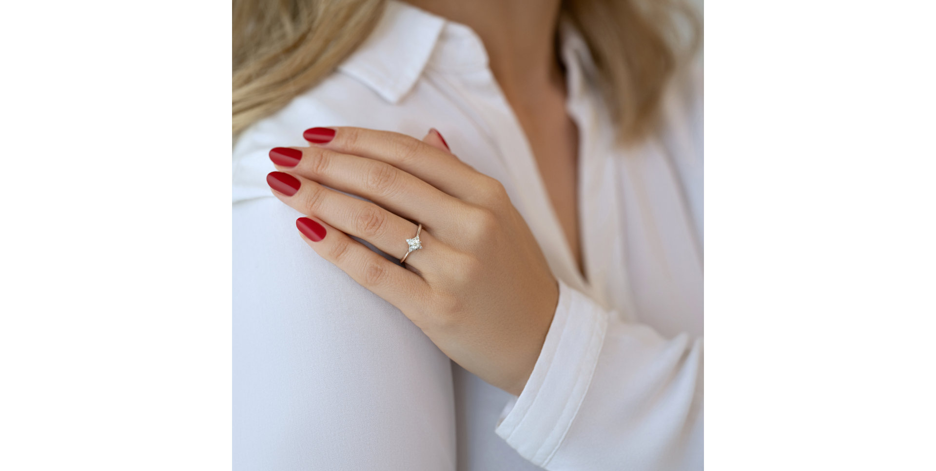 Prsteň s diamantmi Sparkle Ray