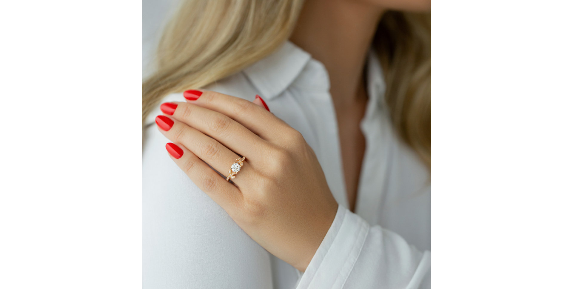 Prsteň s diamantmi Elerion