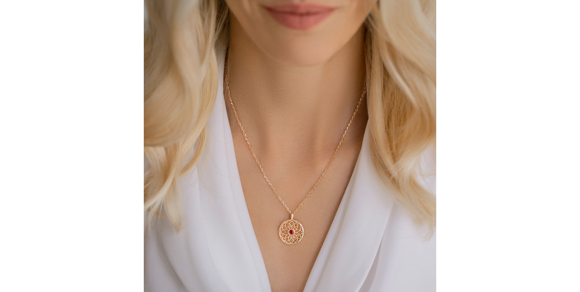 Náhrdelník s tanzanitom Mirelleon