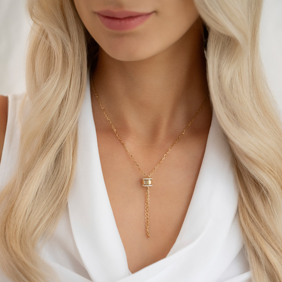 Náhrdelník s diamantmi Elin