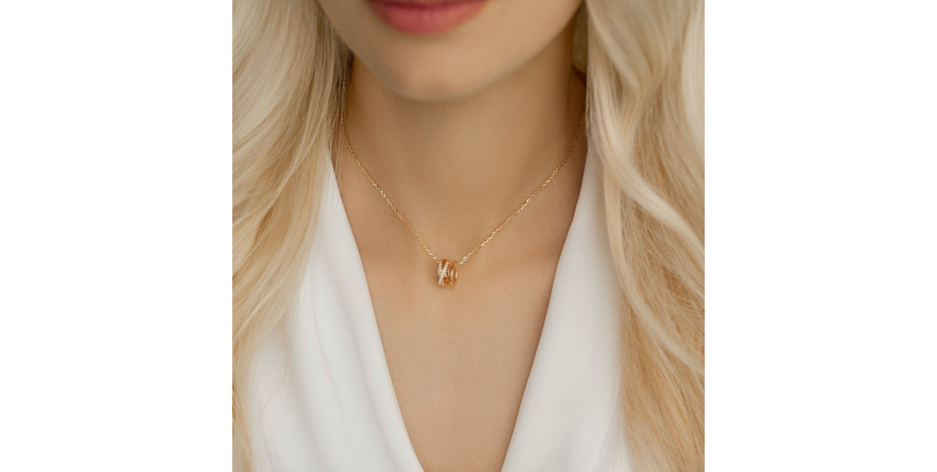 Náhrdelník s diamantmi Sven