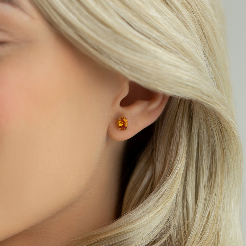 Náušnice so zafírom Mystic Abyss