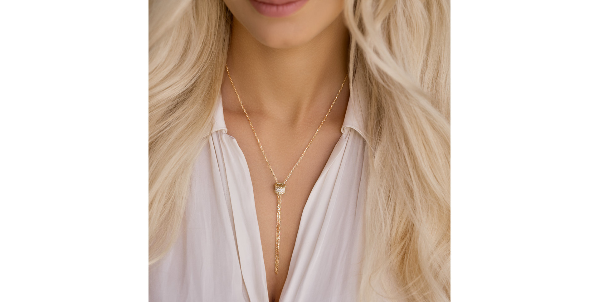 Náhrdelník s diamantmi Evia