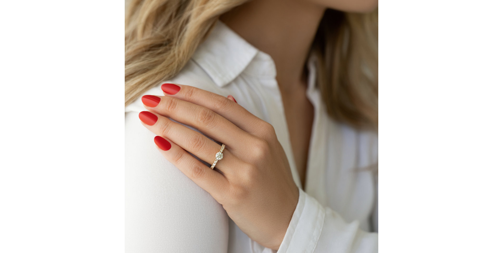 Prsteň s diamantmi Crystal Vision