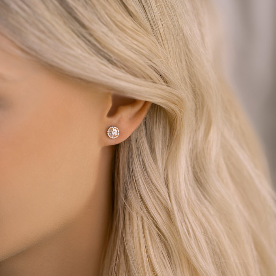 Náušnice s diamantmi Solarae