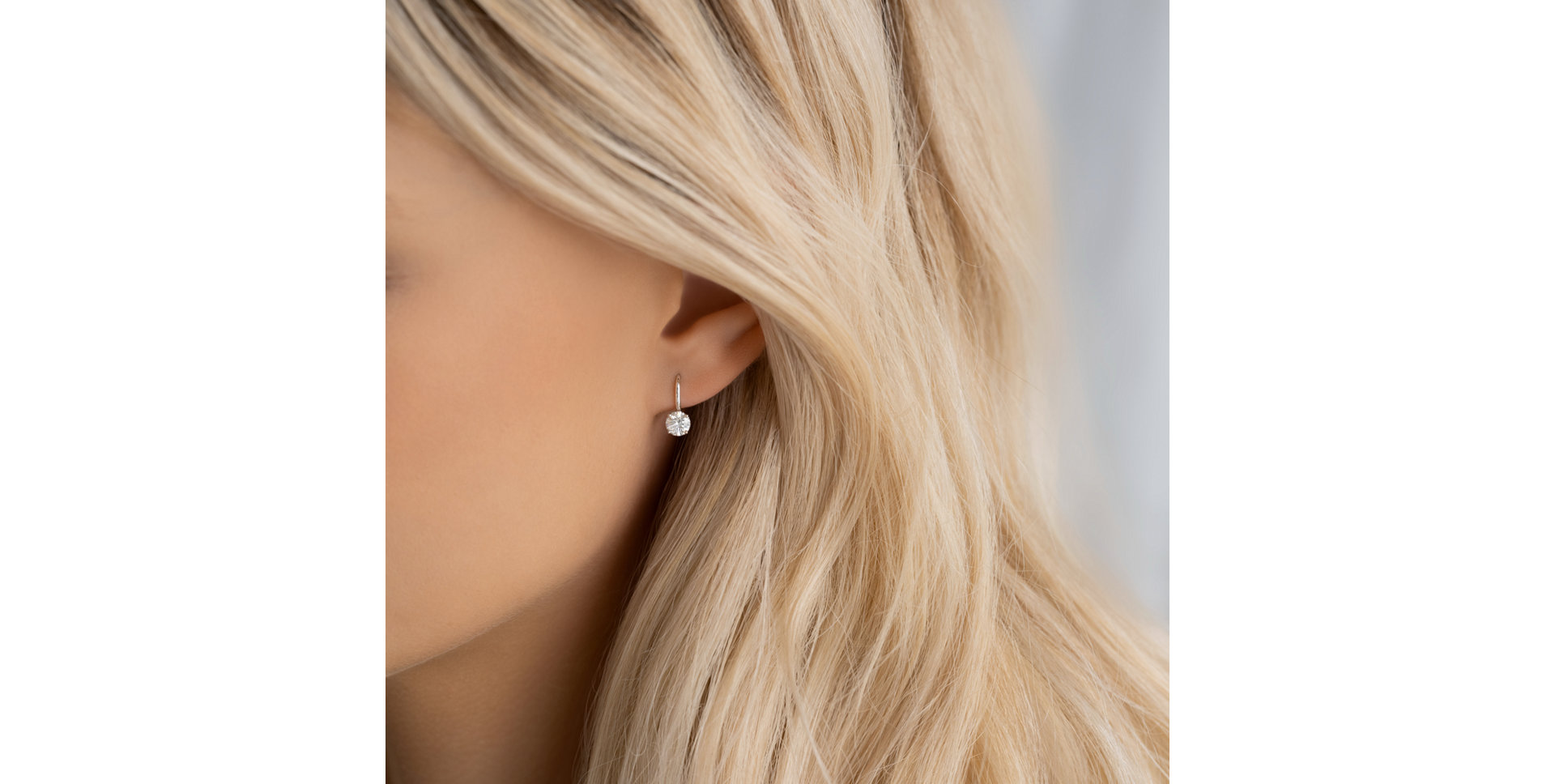 Náušnice s diamantom Gleam