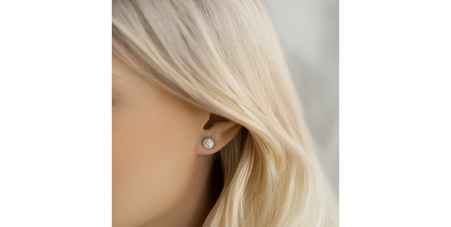 Náušnice s diamantmi Sparkling Rain