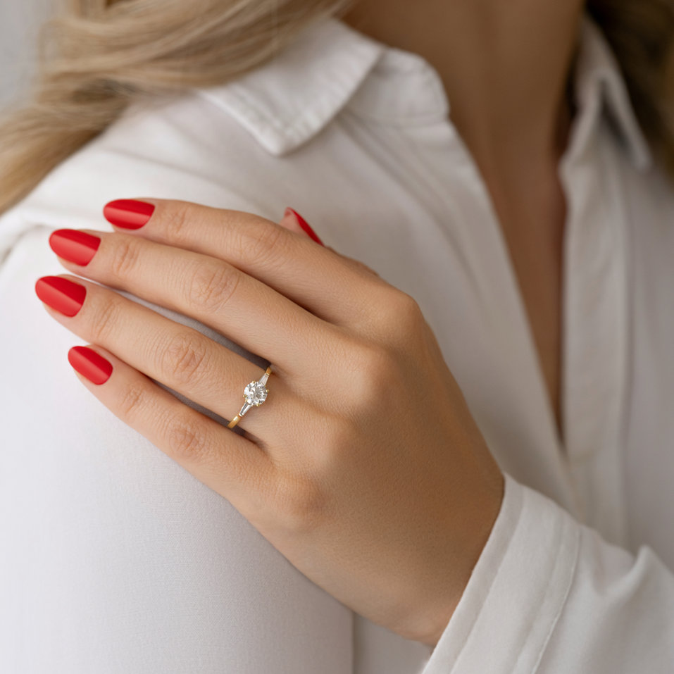 Prsteň s diamantmi Brave Soul