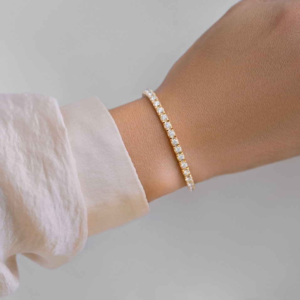 Náramok s diamantmi Thanatos