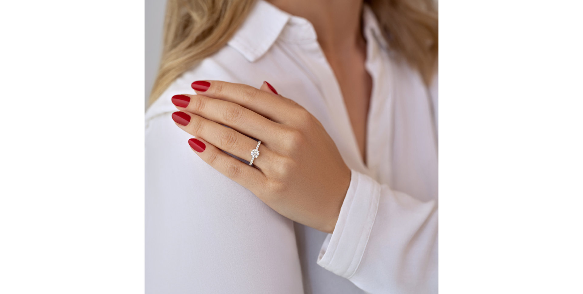 Prsteň s diamantmi The Ice Queen