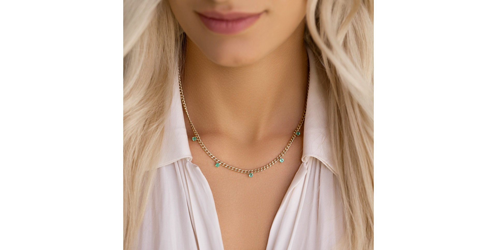 Náhrdelník s rubínmi Lucky Raindrops