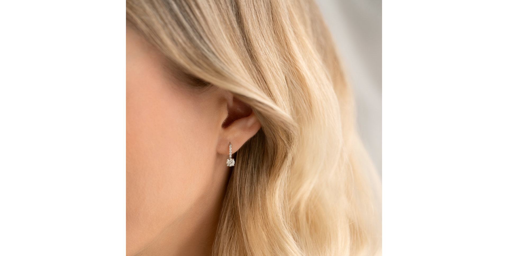 Náušnice s diamantmi Evoria