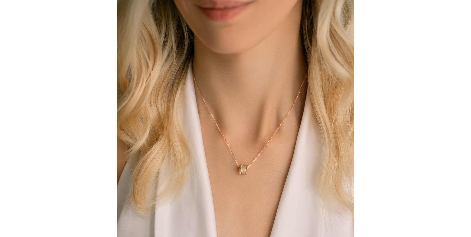 Náhrdelník s diamantmi Ebelle