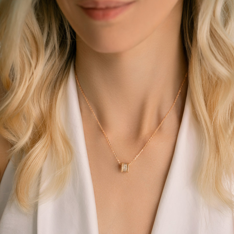 Náhrdelník s diamantmi Ebelle