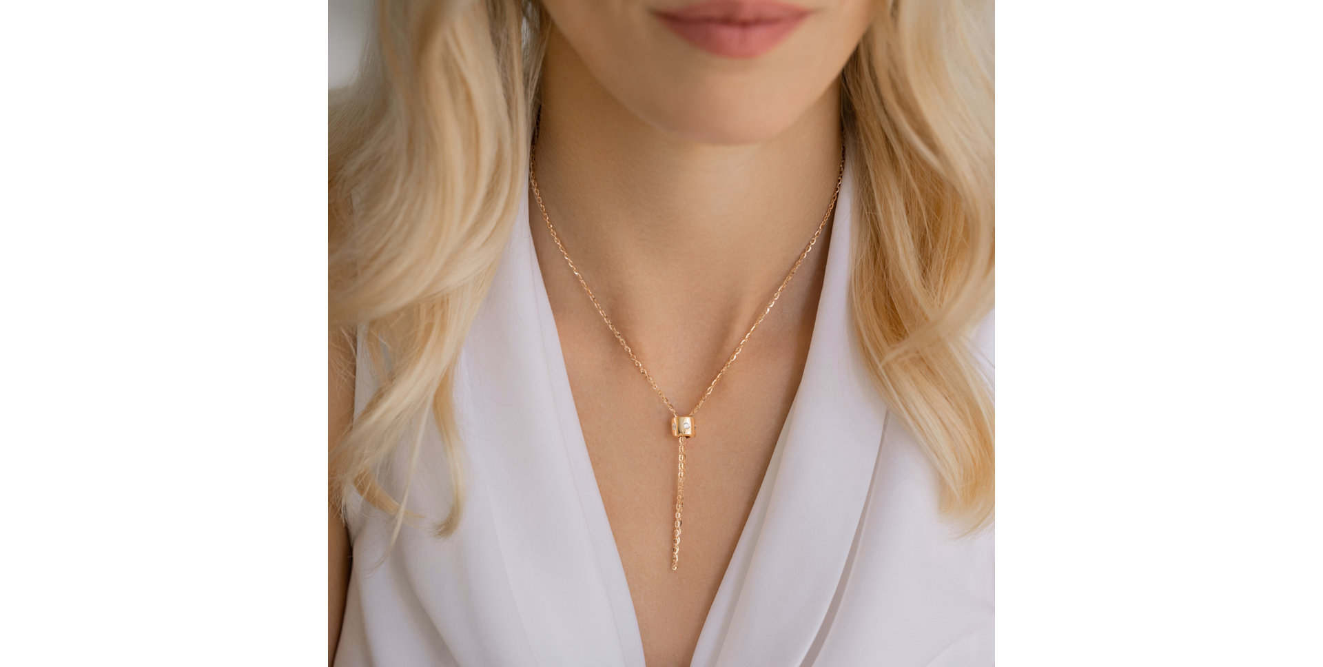 Náhrdelník s diamantmi Ring of Unity