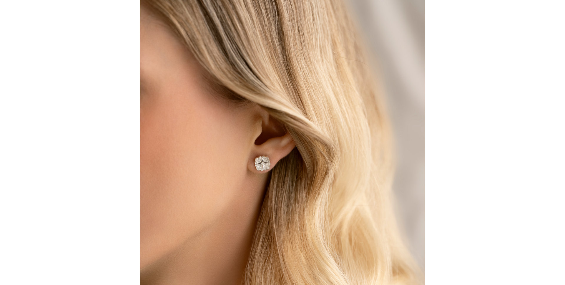 Náušnice s diamantmi Elysian Heart