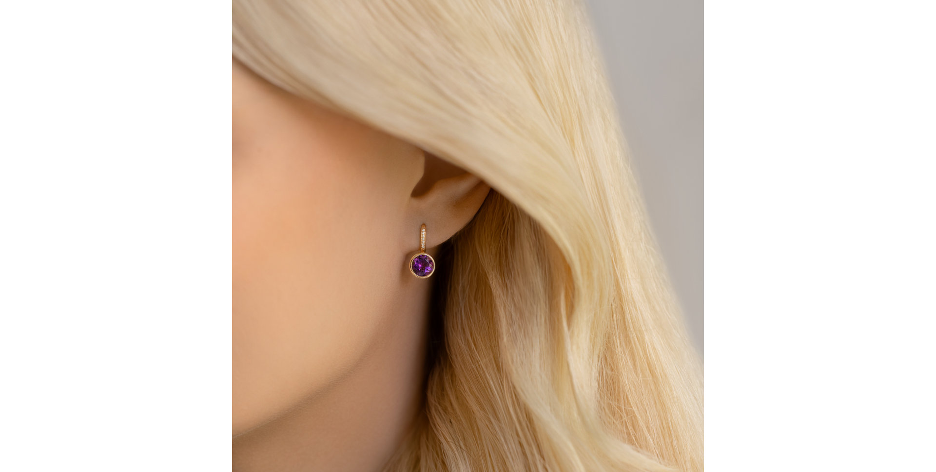 Náušnice s diamantmi a turmalínom Regal Elegance