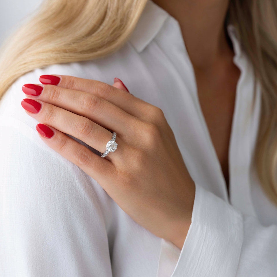Prsteň s diamantmi The Yes Ring