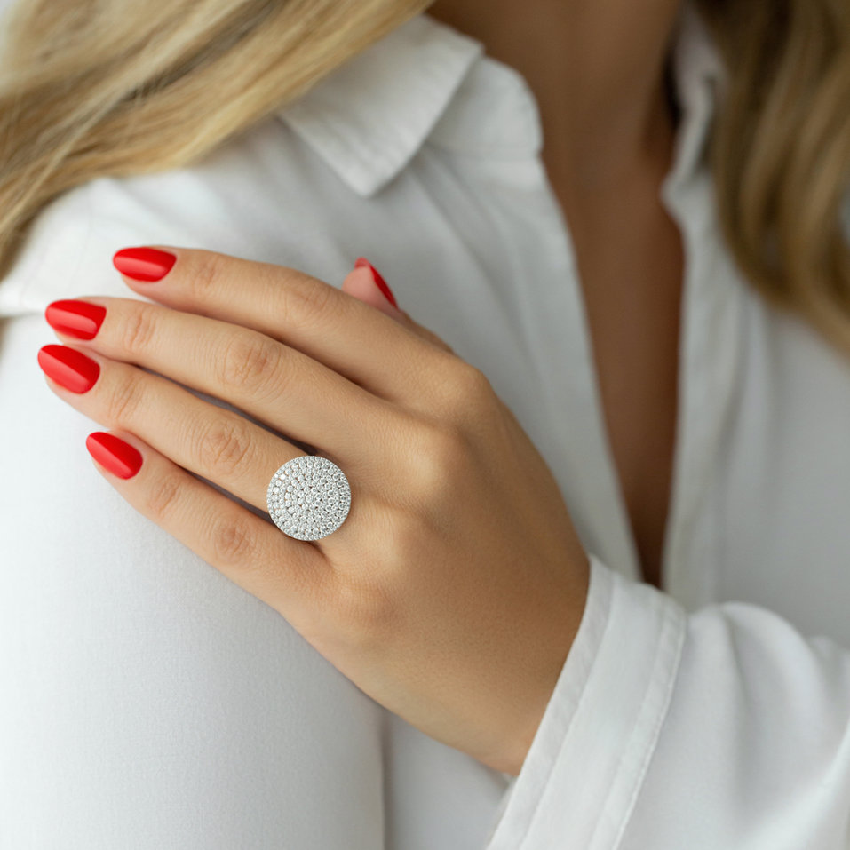 Prsteň s diamantmi Endless Shine