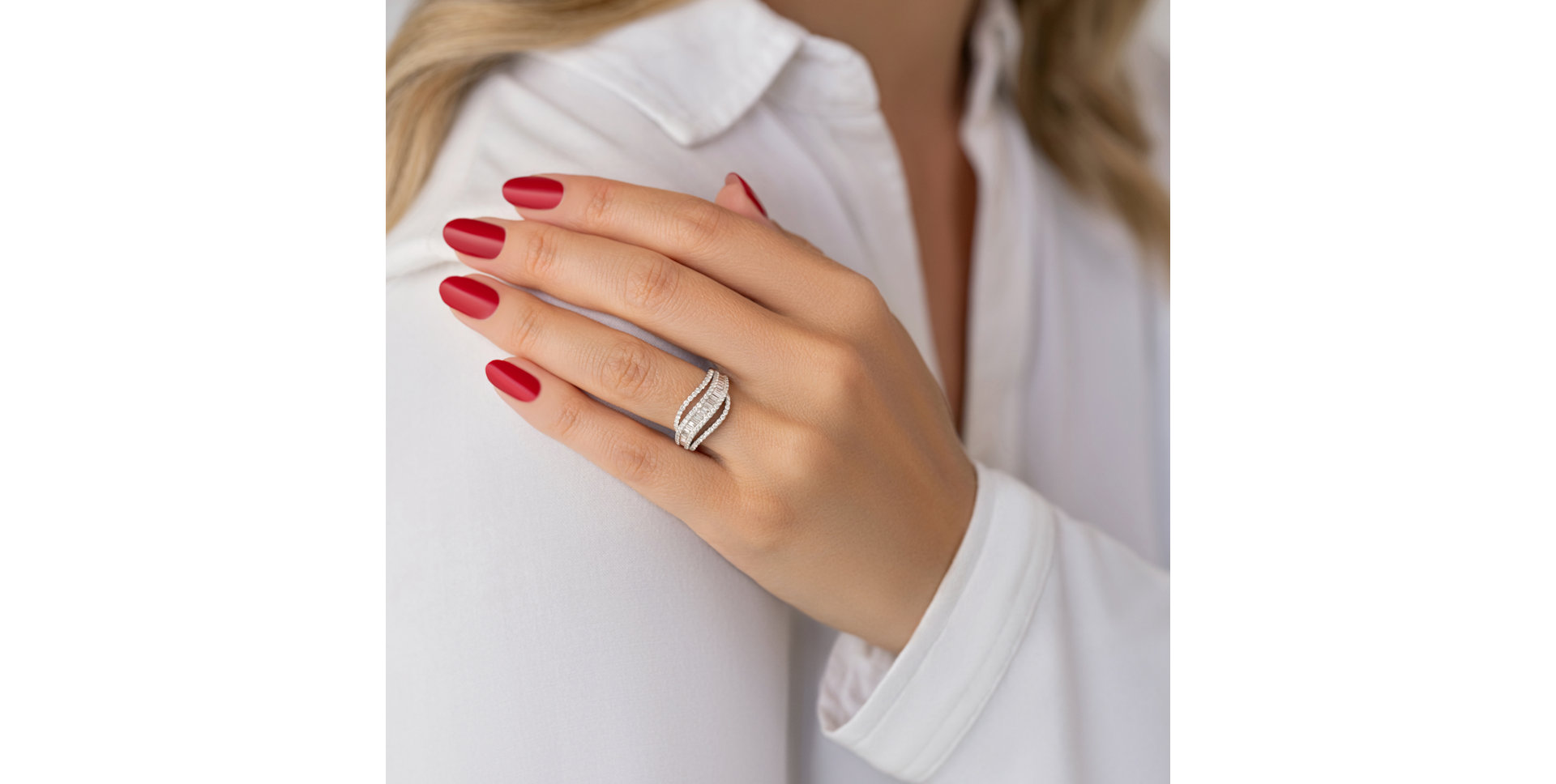 Prsteň s diamantmi Alluring Way