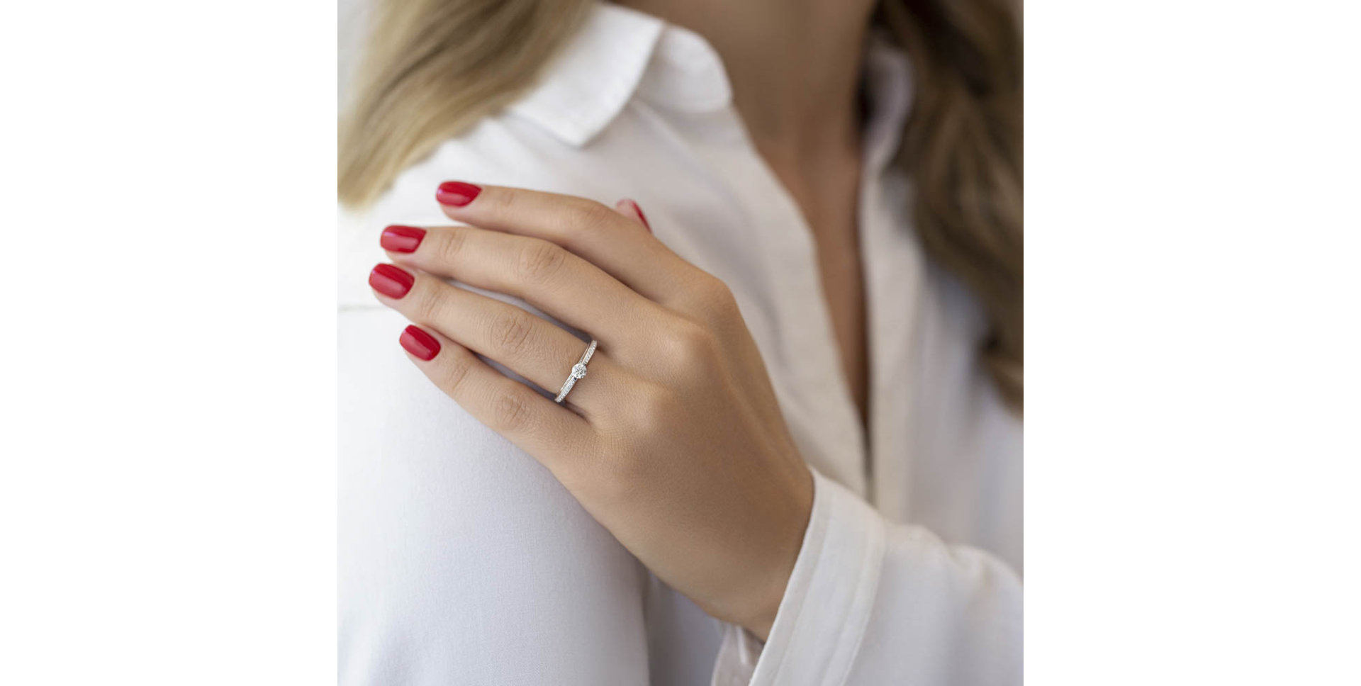 Prsteň s diamantmi Love Spark