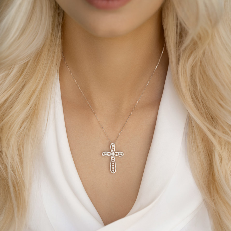 Přívěsok s diamantmi Greeting World