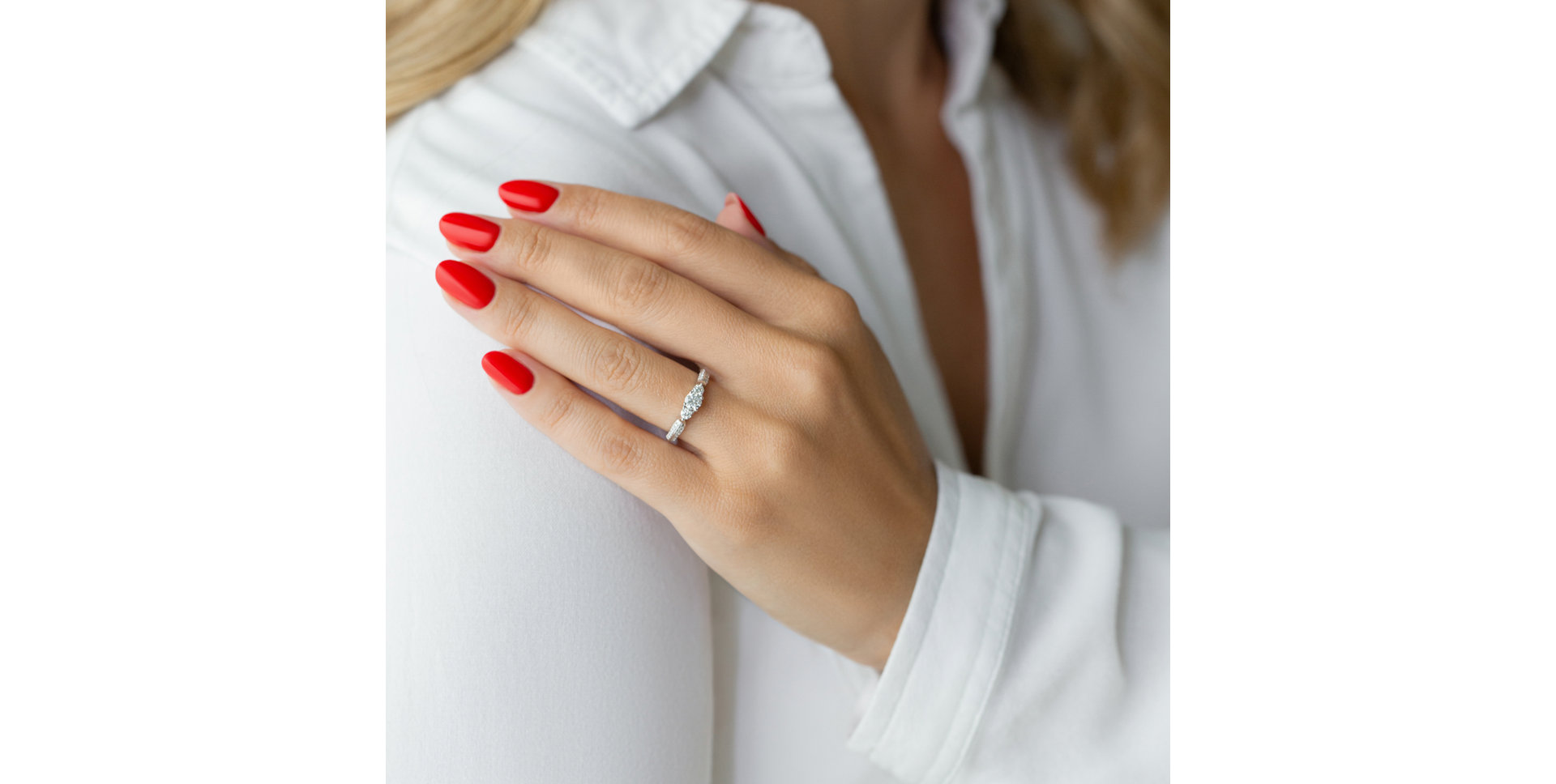 Prsteň s diamantmi Wendy