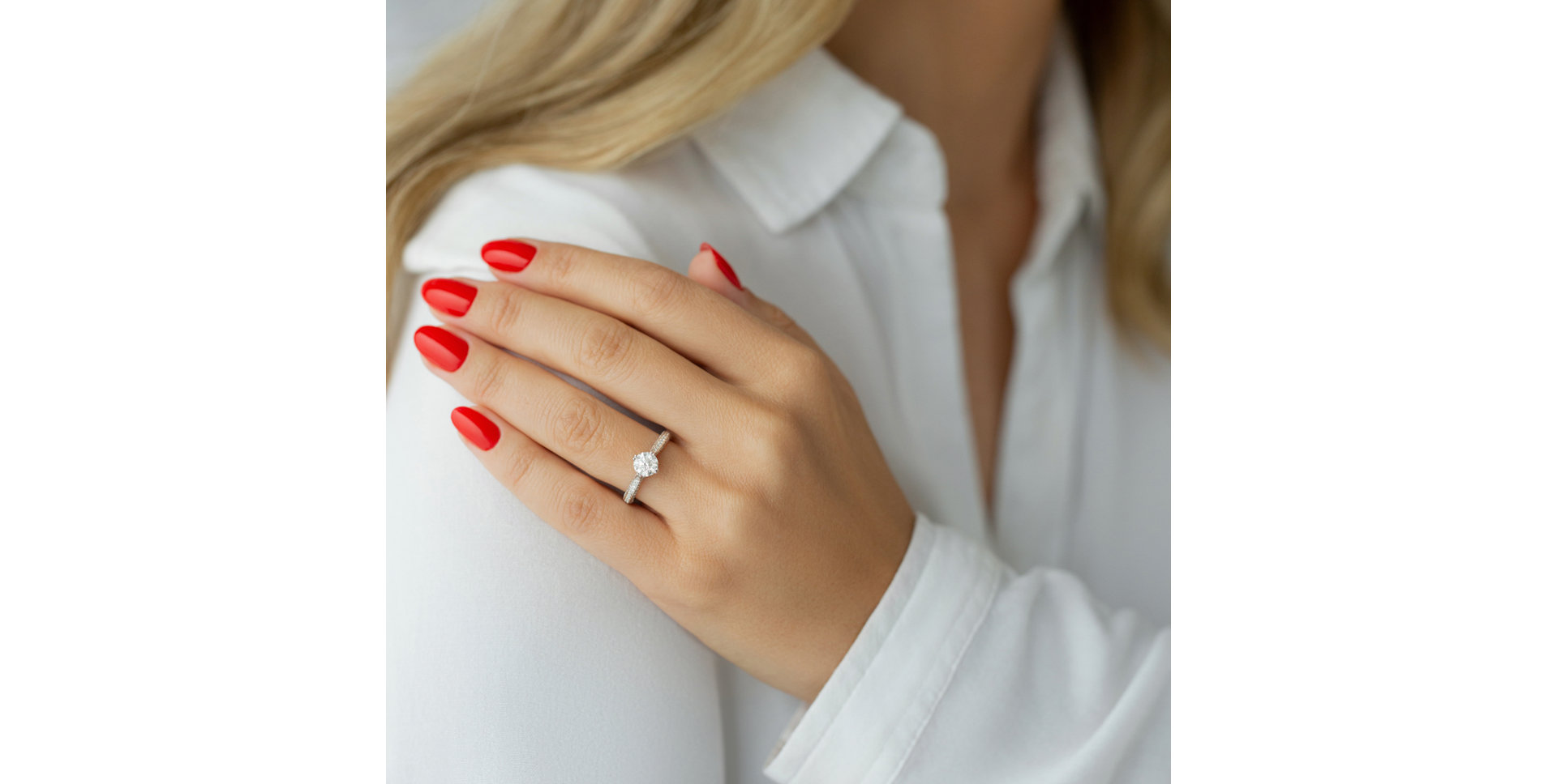 Prsteň s diamantmi Elyviel