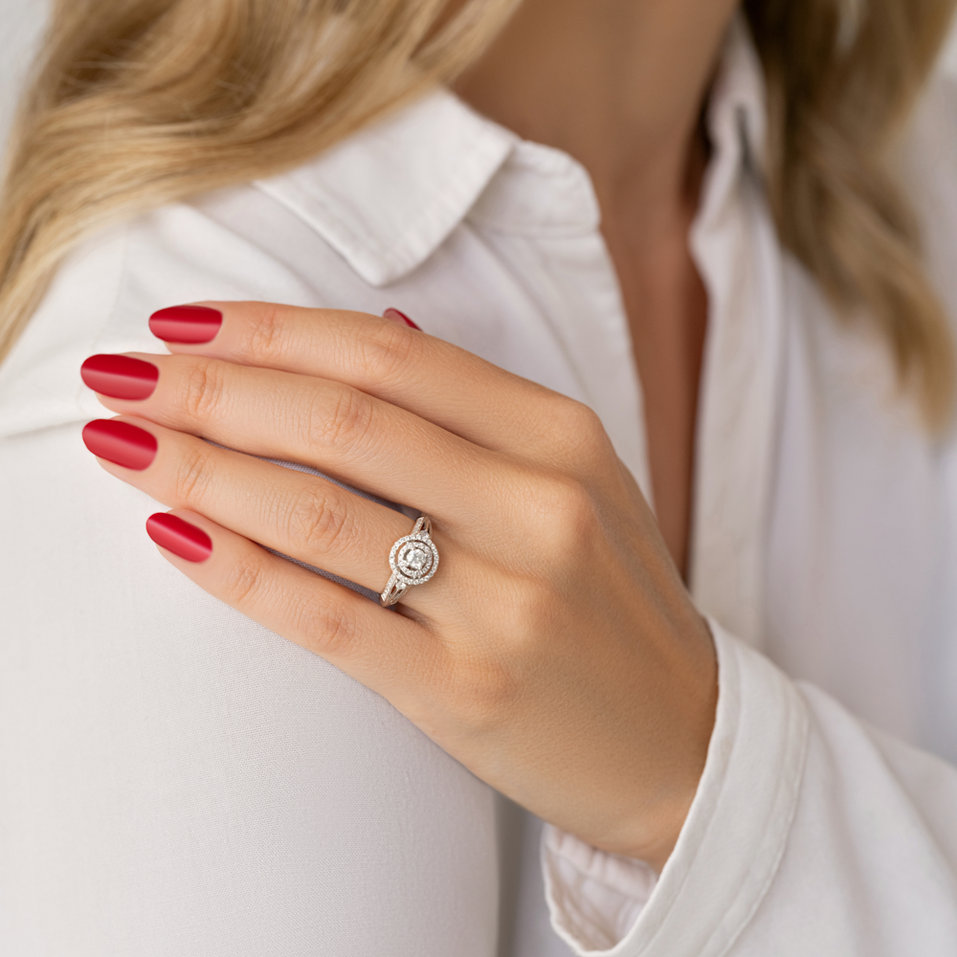 Prsteň s diamantmi Stéphane