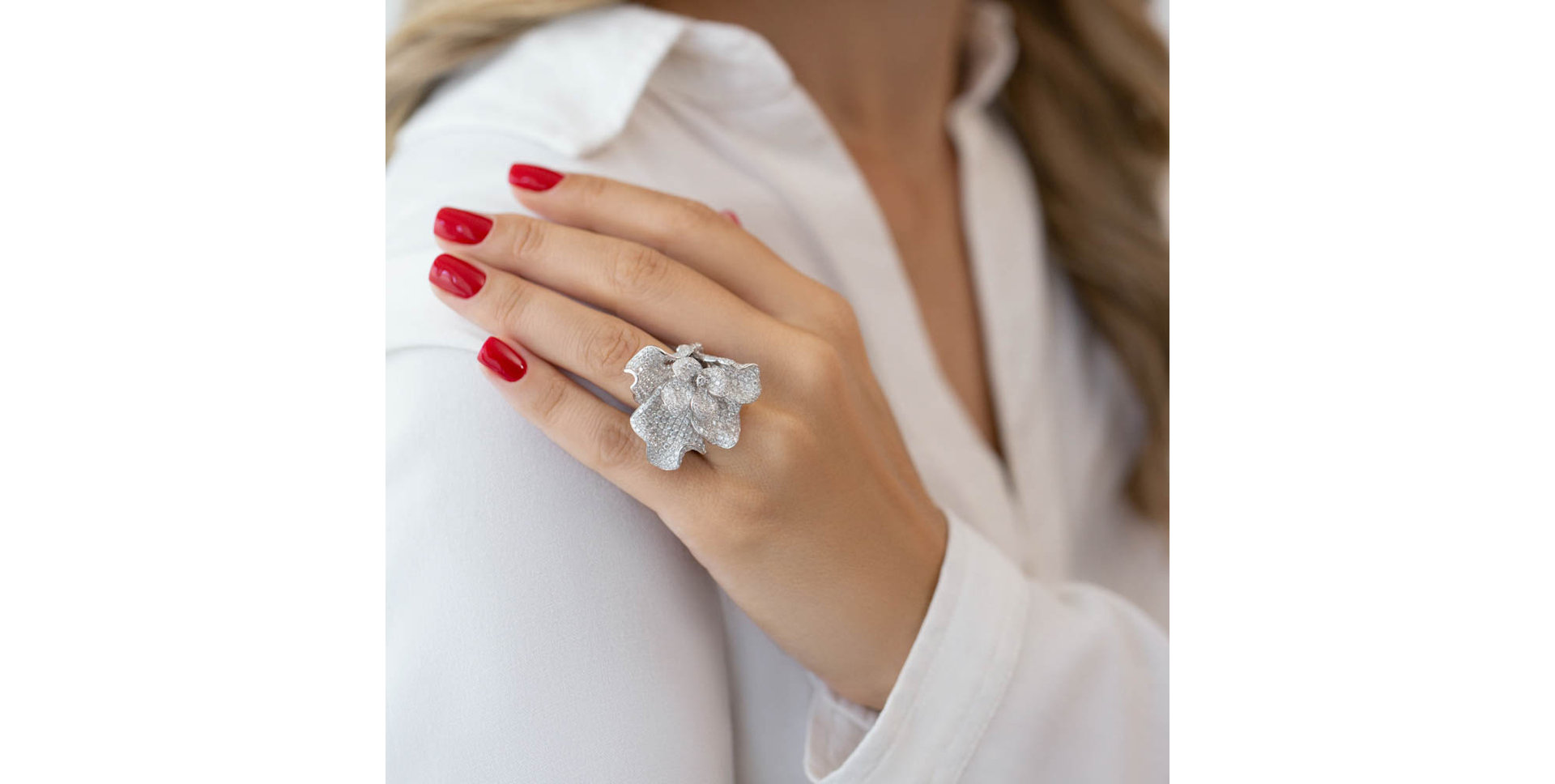 Prsteň s diamantmi Aurorela