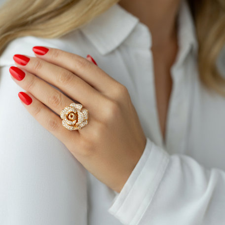 Prsteň s diamantmi Antique Rose